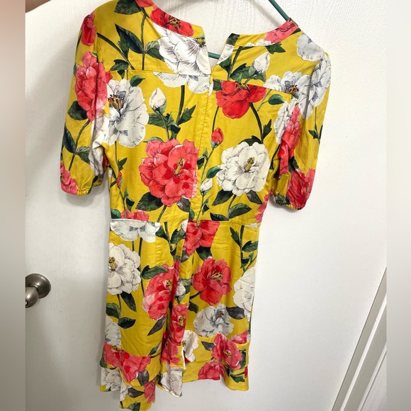Parker Minna Lemon Wildflower print cotton dress. - Picture 12 of 15